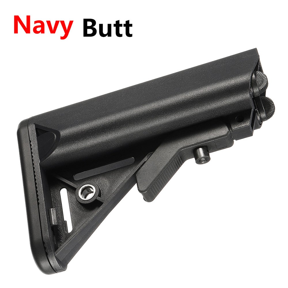 Black MFT-light/Army/Navy Nylon Buttstock For Gel Ball Blasting Guns Toy Replacement Accessories For JinMing 8th M4A1