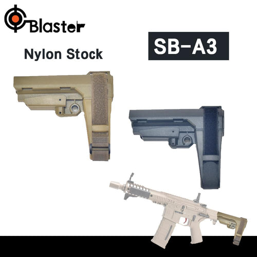 SBA3 SB-A3 Tatical Nylon Stock for Gel Blaster