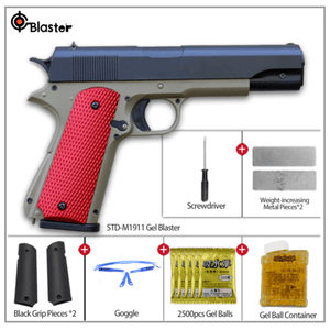 UK STOCK | STD 1911 Manuel Toy Pistol Gun Gel Ball Blaster Limited Deal