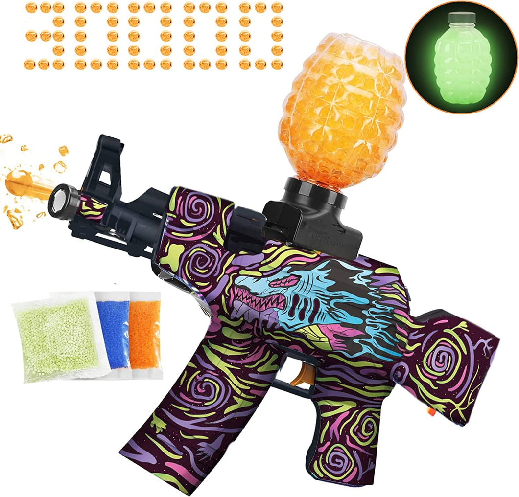 AKM-Nightmare Gel Ball Blaster Toy with 20000+ Water Beads include
